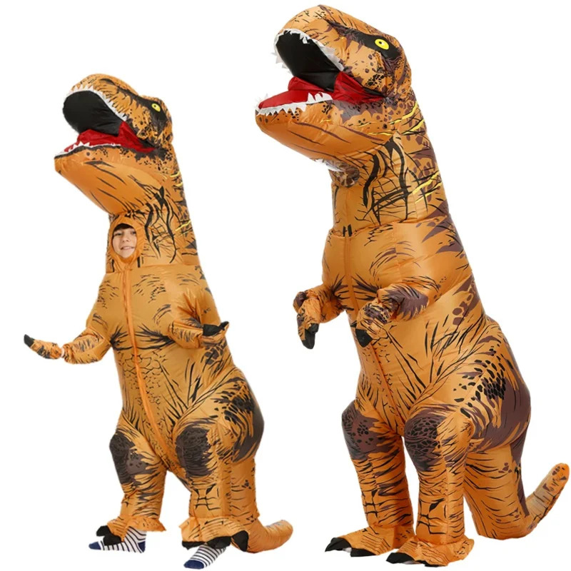 Inflatable Dinosaur Costume Adult - ผู้ใหญ่เด็กอะนิเมะไดโนเสาร์เครื่องแต่งกายปูริมฮาโลวีนเครื่องแต่งกายสำหรับคาร์นิวัลคอสเพลย์ชุดสูท NM33