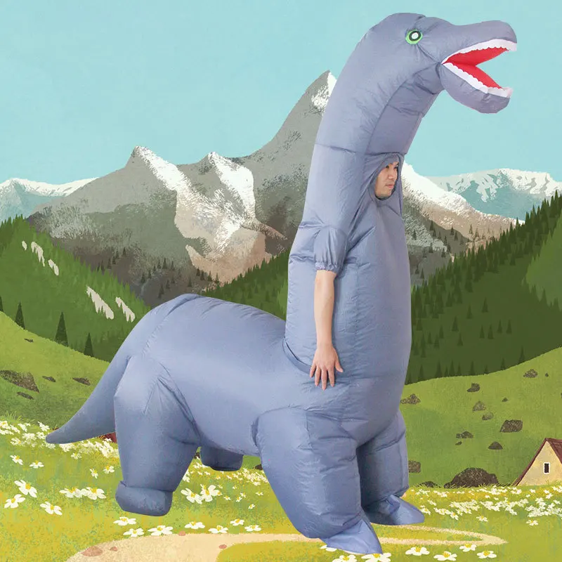 Inflatable Dinosaur Costume Adult - 2024 ใหม่ชุดไดโนเสาร์ Inflatable ผู้ใหญ่ Diplodocus Dino