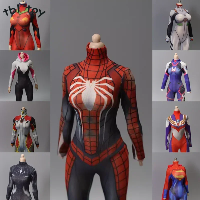 Spiderman Jumpsuit Kids - 1/6 Scale Jumpsuits สาวอะนิเมะ Fighter Hero
