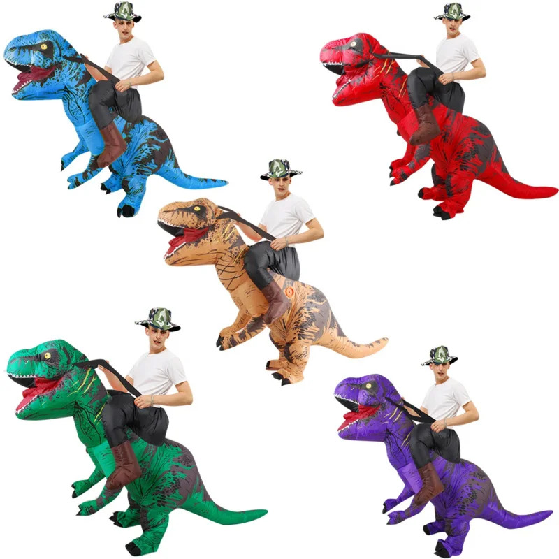 Inflatable Dinosaur Costume Adult - ชุดไดโนเสาร์เป่าลมสำหรับผู้ใหญ่ ชุดคอสเพลย์ไทแรนโนซอรัส เร็กซ์ ขี่ได้ สนุก เท่ห์