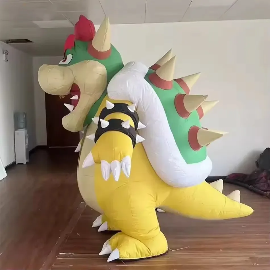 Inflatable Dinosaur Costume Adult - ชุดมาสคอตเต่ามังกรเป่าลมขนาด 2 เมตร ชุดคอสเพลย์การ์ตูนไดโนเสาร์ สำหรับผู้ใหญ่ งานคาร์นิวัล