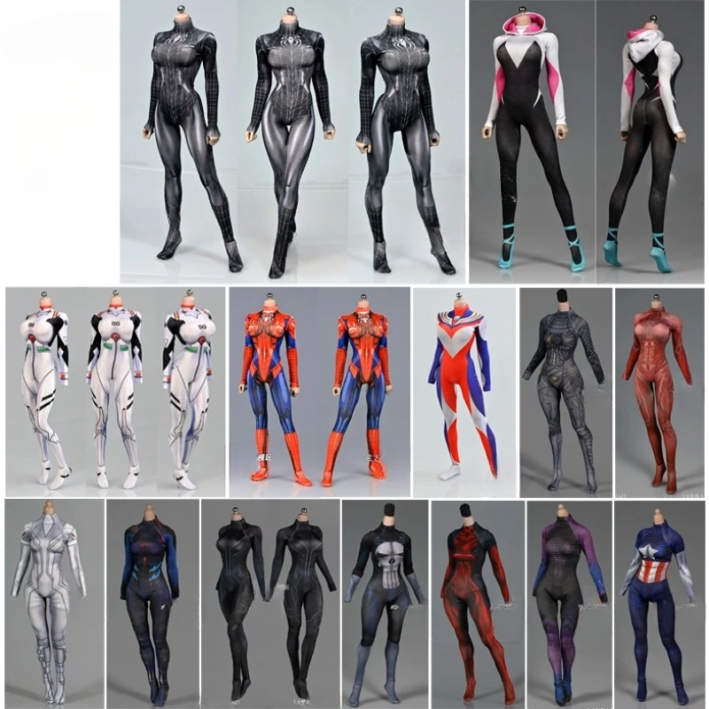 Spiderman Jumpsuit Kids - Jumpsuits รุ่น 1/6 สาวอะนิเมะ Fighter Hero