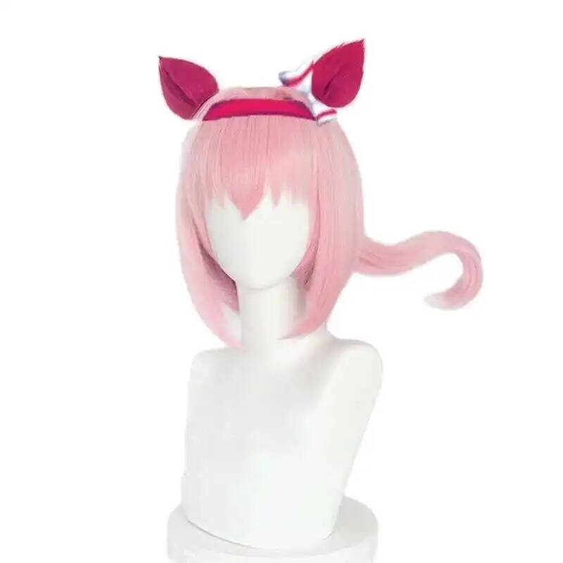 Anime Cosplay Wig Heat Resistant - Uma Musume Haru Urara คอสเพลย์วิกผม Uma