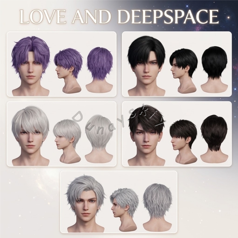 Anime Cosplay Wig Heat Resistant - วิกคอสเพลย์ Love And Deepspace ​ ​