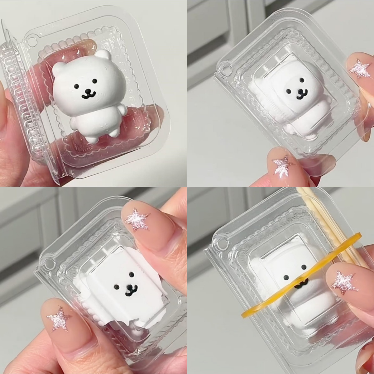 กล่องข้าวสควิชชี่รูปหมีน่ารัก  - Prank Toys บทวิจารณ์และราคา