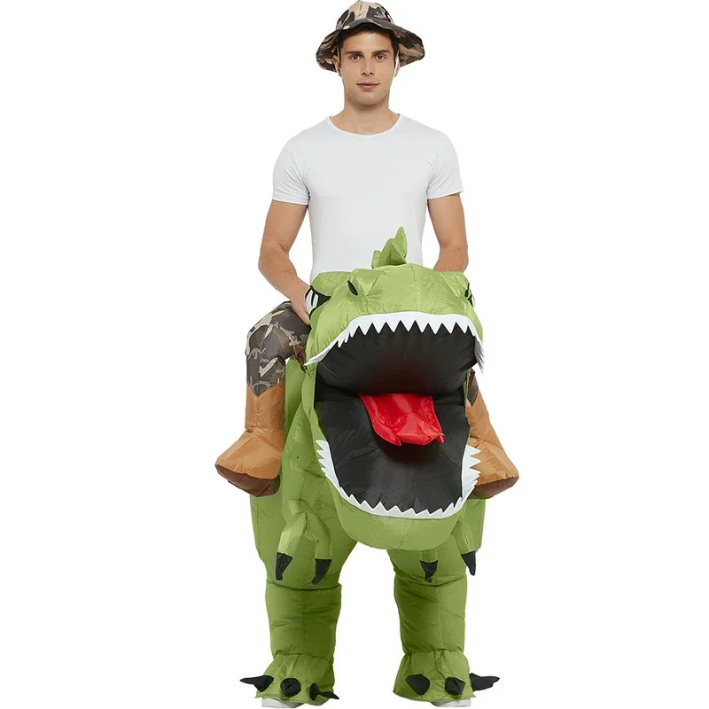 ชุดไดโนเสาร์เป่าลมสำหรับผู้ใหญ - Inflatable Dinosaur Costume Adult บทวิจารณ์และราคา