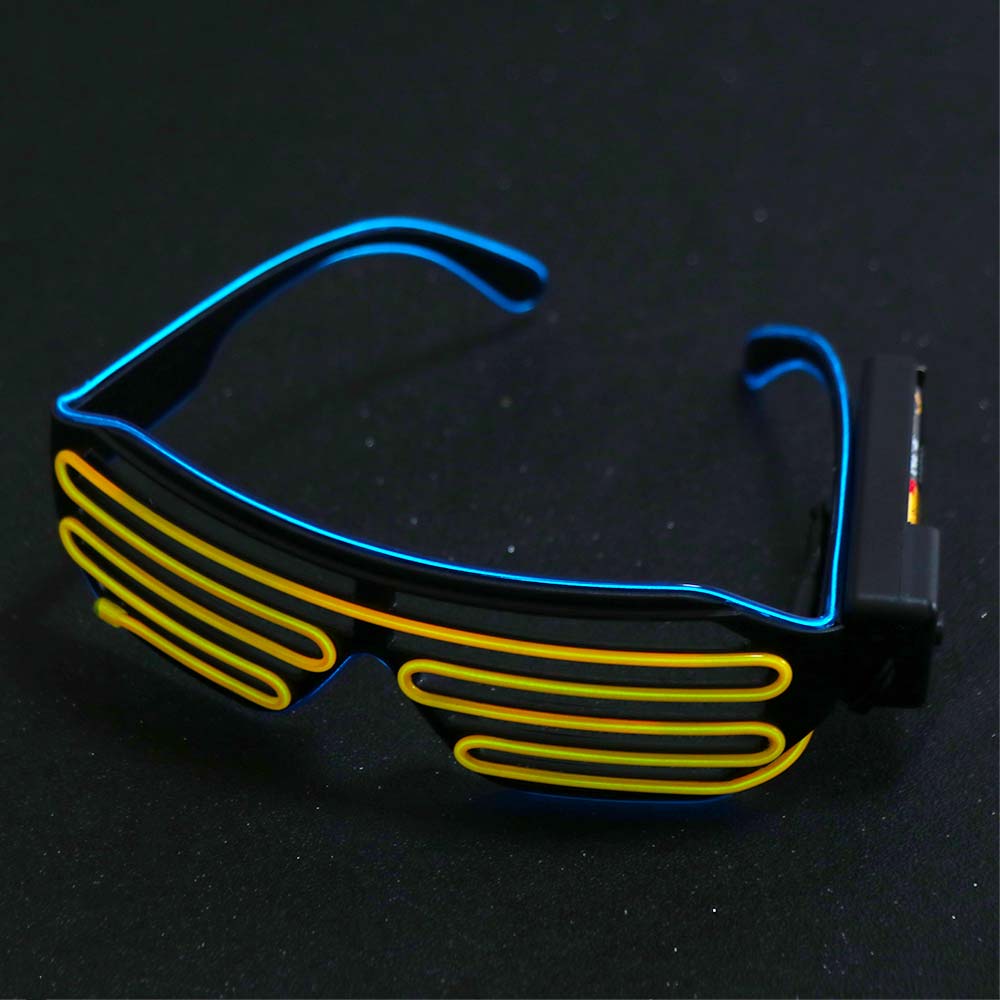 แว่นตา LED ไร้สายเรืองแสง แว่น - Glow In The Dark Party Glasses บทวิจารณ์และราคา