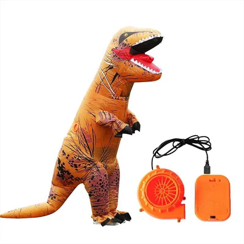 Tyrannosaurus rex เครื่องแต่งก - Inflatable Dinosaur Costume Adult บทวิจารณ์และราคา