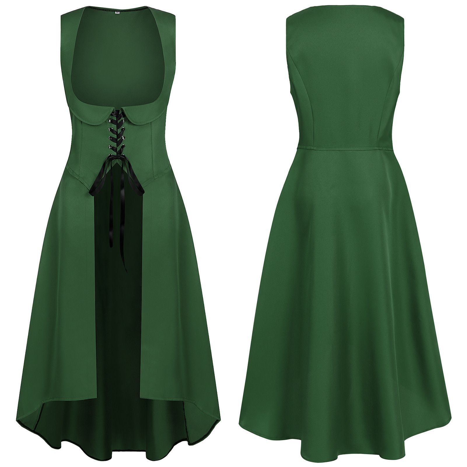 ชุดเดรสยาวสำหรับคอสเพลย์ ชุดแฟ - Medieval Renaissance Dress Women บทวิจารณ์และราคา