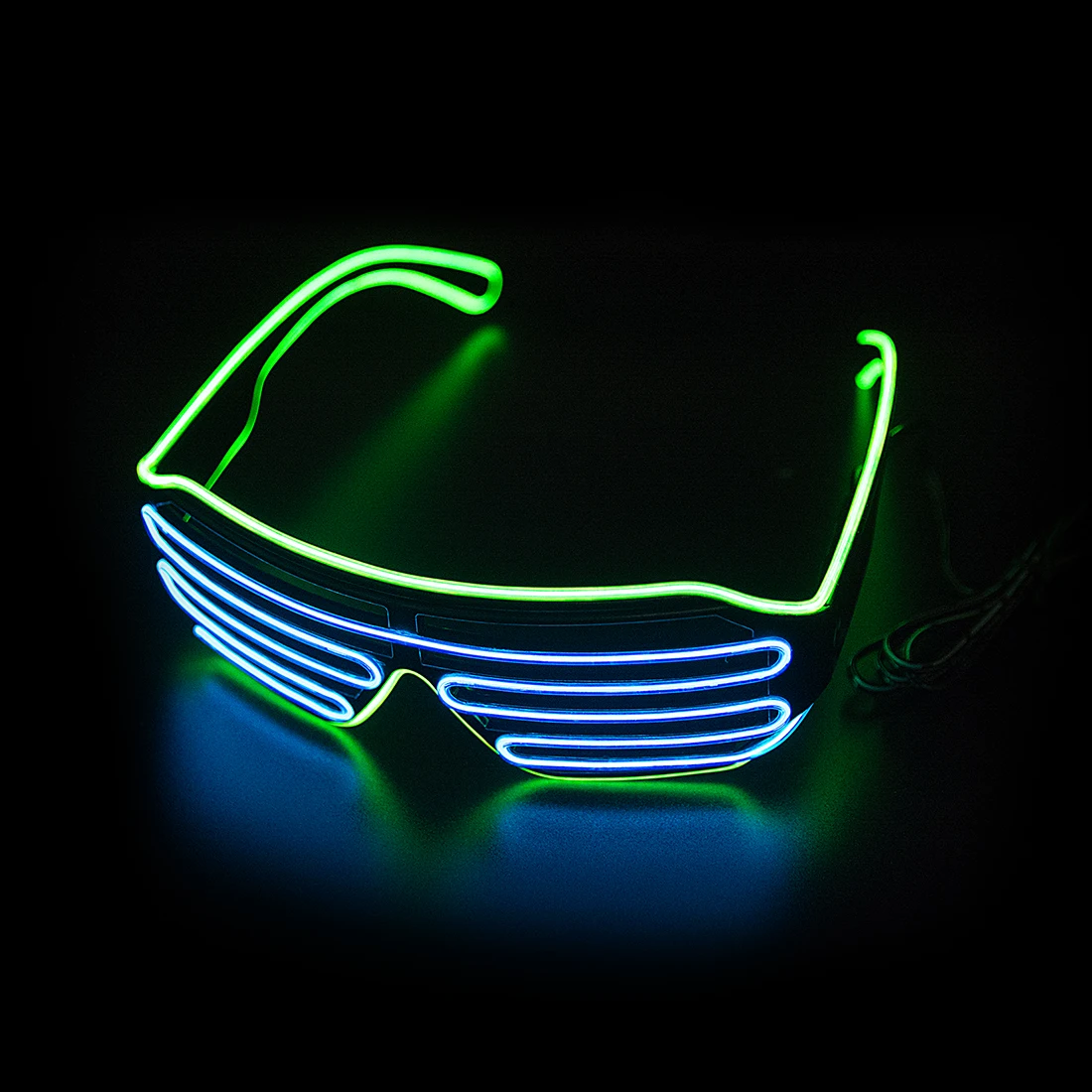LED เรืองแสงแว่นตา Gafas Lumin - Glow In The Dark Party Glasses บทวิจารณ์และราคา