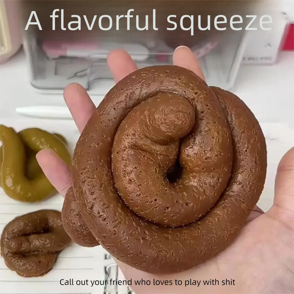 ของเล่นบีบอัดอึตลกๆ - ลูกบอลบี - Fake Poop Gag Gift บทวิจารณ์และราคา