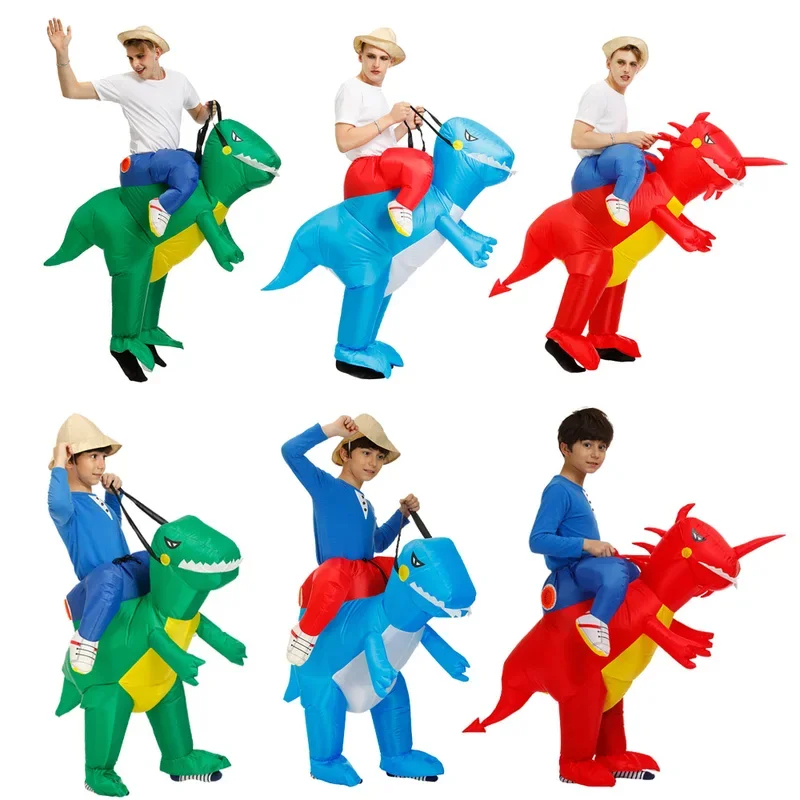 2026 เสื้อผ้าไดโนเสาร์สำหรับเด - Inflatable Dinosaur Costume Adult บทวิจารณ์และราคา