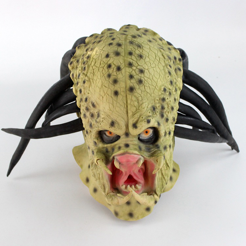 หน้ากาก Predator แบบเต็มหัว ดี - Latex Alien Mask Realistic บทวิจารณ์และราคา