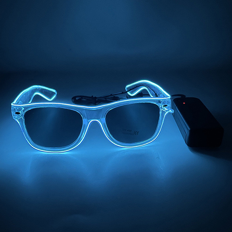 ใหม่แว่นตา LED ไฟ RAVE งานปาร์ - Glow In The Dark Party Glasses บทวิจารณ์และราคา