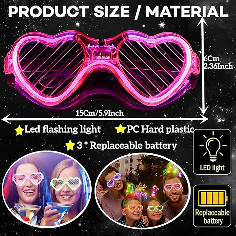 5/10/20/30/50 BULK Light Up แว - Glow In The Dark Party Glasses บทวิจารณ์และราคา