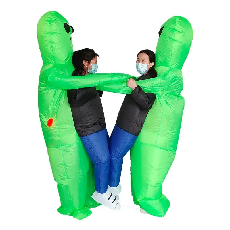 ชุดคอสเพลย์เอเลี่ยนสีเขียวแบบเ - Inflatable Dinosaur Costume Adult บทวิจารณ์และราคา