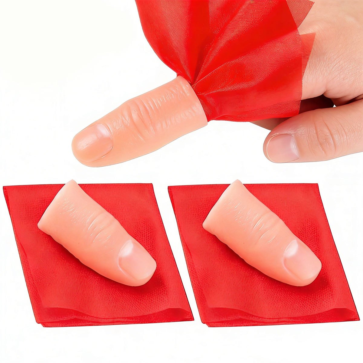 ชุดผ้าพันนิ้วมือวิเศษ 3 ชิ้น - - Thumb Tip Magic Trick Set บทวิจารณ์และราคา