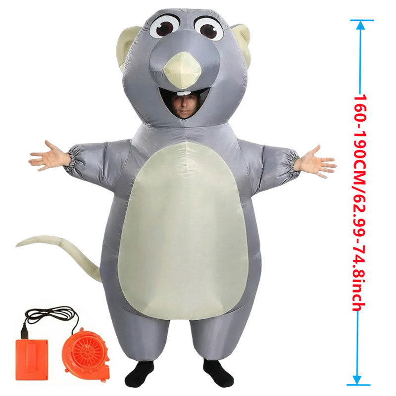 ชุดมาสคอตเป่าลมรูปหนูการ์ตูนสำ - Costumes บทวิจารณ์และราคา