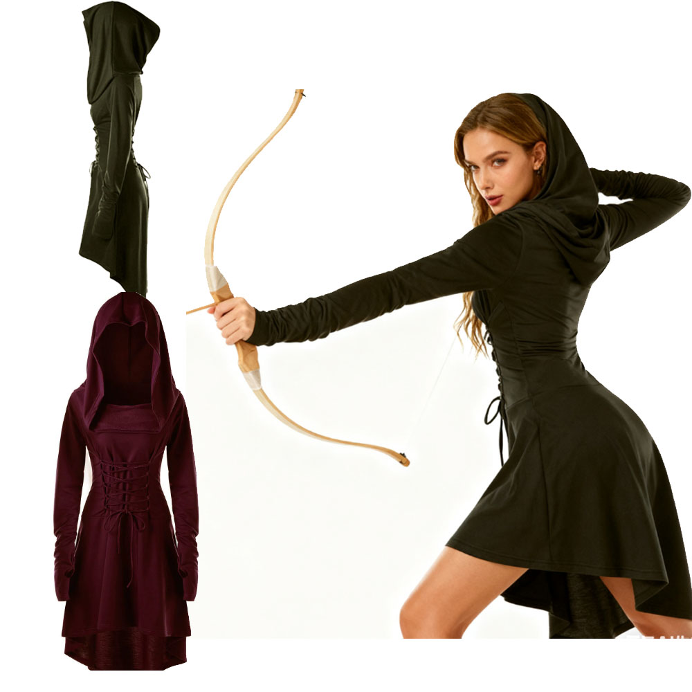 ชุดคอสเพลย์นักธนูหญิงยุคกลาง ช - Medieval Renaissance Dress Women บทวิจารณ์และราคา