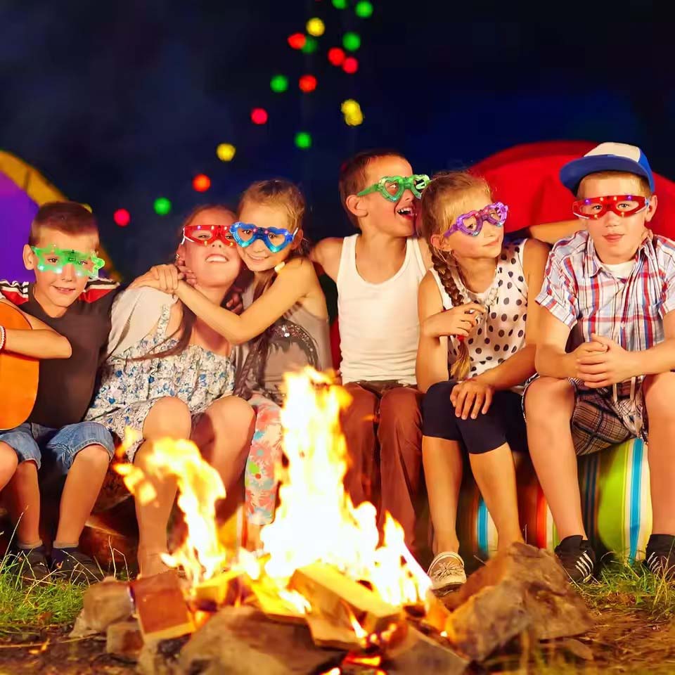 10/20/30/40/50 ชิ้นไฟ LED สว่า - Glow In The Dark Party Glasses บทวิจารณ์และราคา