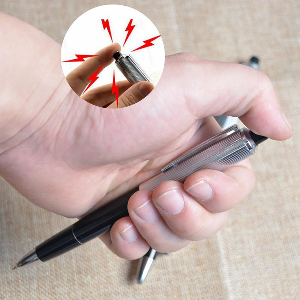 1ชิ้นปากกาไฟฟ้าช็อตสร้างสรรค์ข - Shock Pen Prank Toy บทวิจารณ์และราคา