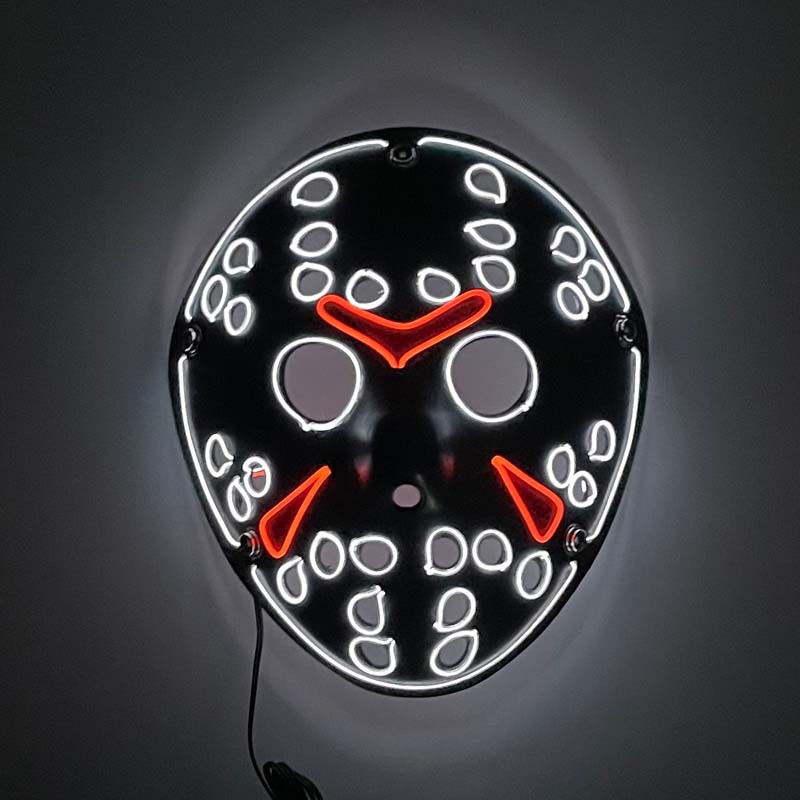 2023 Light up Purge Mask หน้าก - Led Purge Mask Halloween บทวิจารณ์และราคา