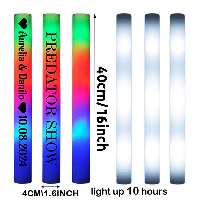 แท่งโฟมเรืองแสง LED 30 แท่ง แบ - Flashing Led Foam Sticks Party บทวิจารณ์และราคา
