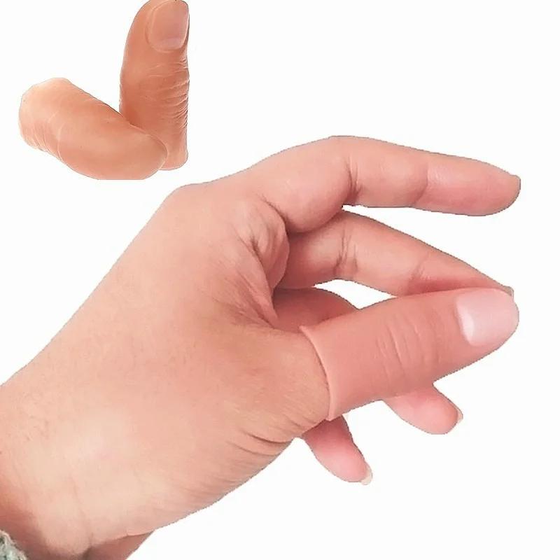 5 ชิ้น/เซ็ตปลอมนุ่ม Thumb TIP  - Thumb Tip Magic Trick Set บทวิจารณ์และราคา