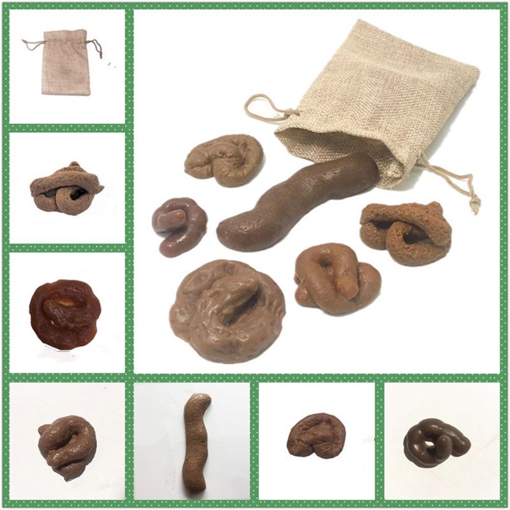 ของเล่นตลก 6 ชิ้น ของเล่นบีบแก - Fake Poop Gag Gift บทวิจารณ์และราคา