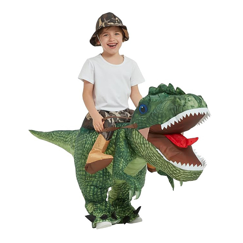 ชุดคอสตูมไทแรนโนซอรัส เร็กซ์ แ - Inflatable Dinosaur Costume Adult บทวิจารณ์และราคา