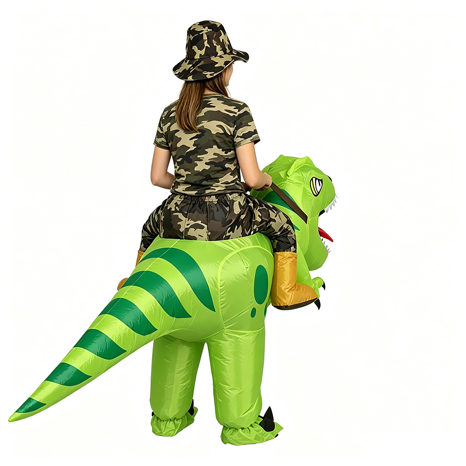 ชุดไดโนเสาร์ทีเร็กซ์เป่าลมสำหร - Inflatable Dinosaur Costume Adult บทวิจารณ์และราคา