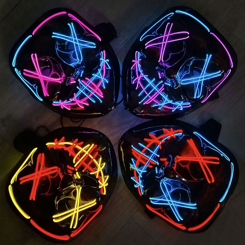 หน้ากาก LED เรืองแสงไร้สายสุดห - Led Purge Mask Halloween บทวิจารณ์และราคา