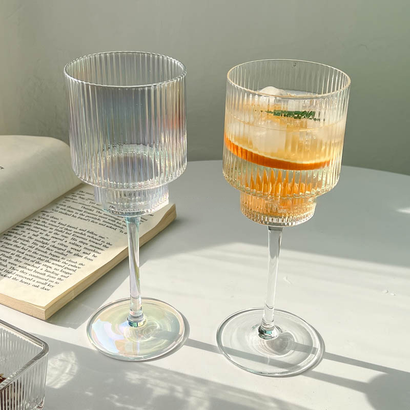 350ml สี Nordic Stripe Goblet  - Glow In The Dark Party Glasses บทวิจารณ์และราคา