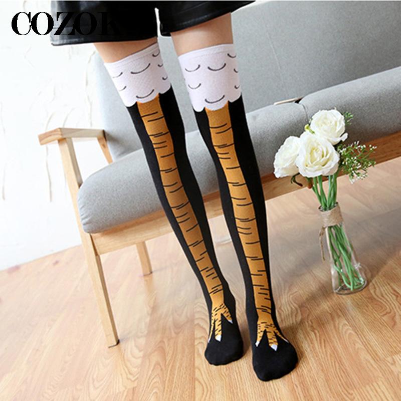 คุณภาพสูงสตรี Crazy ตลกไก่ขา C - Funny Chicken Leg Socks บทวิจารณ์และราคา