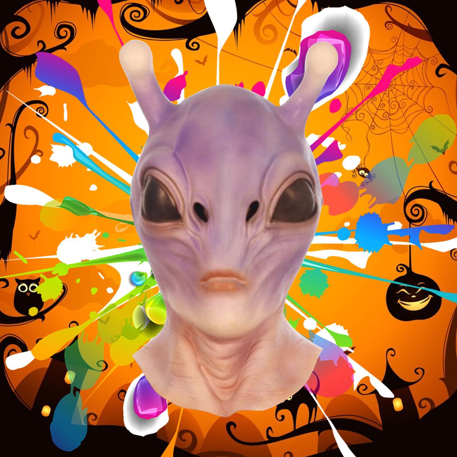Full Head สมจริงฮาโลวีนหน้ากาก - Latex Alien Mask Realistic บทวิจารณ์และราคา